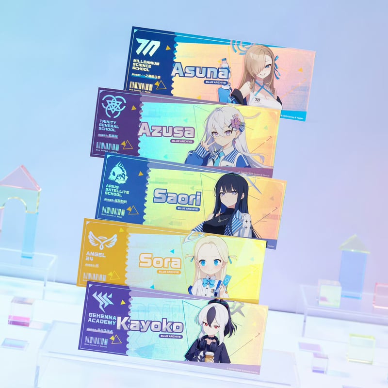 中国 韓国 ブルーアーカイブ まとめ売り ブルーアーカイブ x 中国ローソン チケットセット | Nekotani