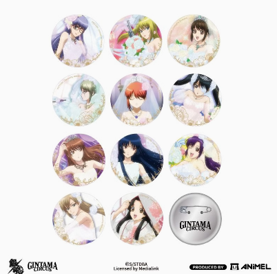 銀魂「20周年シリーズ」花嫁缶バッジBOX | Nekotani
