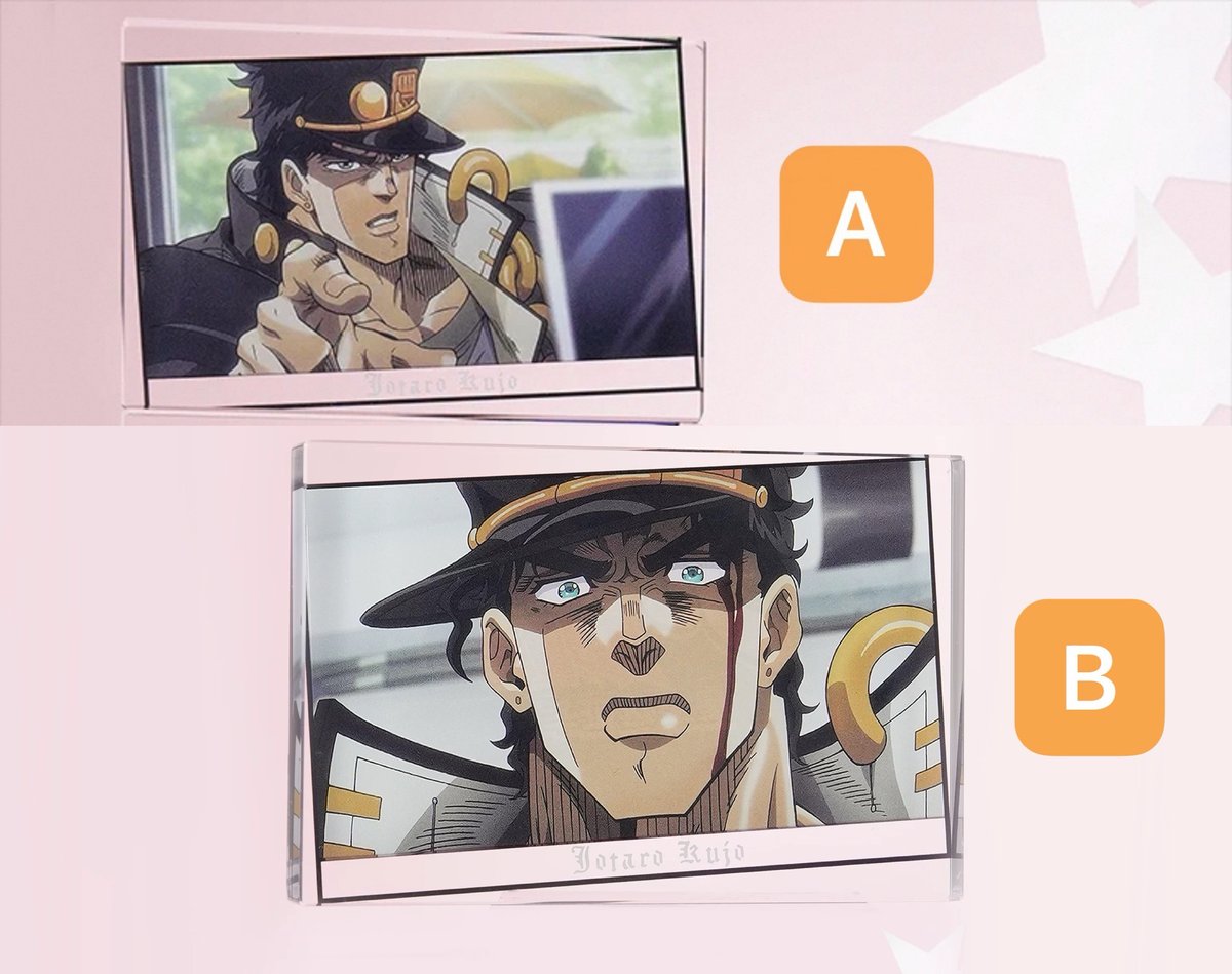 ジョジョの奇妙な冒険 × KUMAGUZI「第一弾」アクリルブロック | Nekotani