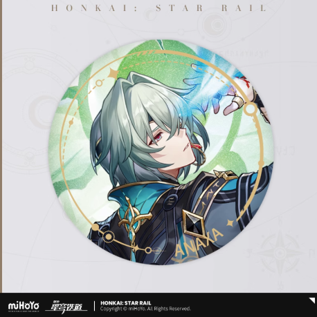 崩壊スターレイル アナイクス 缶バッジ 崩壊：スターレイル キャラクター缶バッジ 知恵 アナイクス 12月