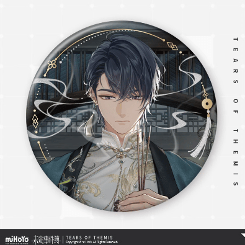 未定事件簿 和泉景 缶バッジ E-DINER カフェ コラボ レア Marius 未定