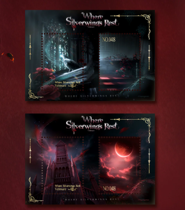 恋と深空 TGS 限定ノベルティ シン セット 恋と深空「シン·銀翼惡魔」シルエットカードセット | Nekotani