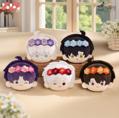 恋と深空 シン　日々同行　パンダ　お団子キーホルダー ぬいぐるみセット original