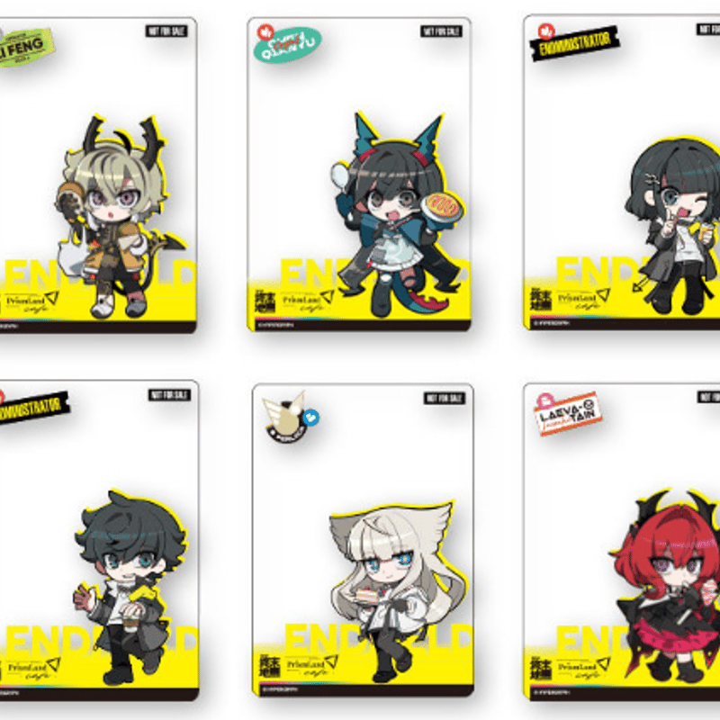 アークナイツ：エンドフィールド×PrismLand Q版アクリルキーホルダー