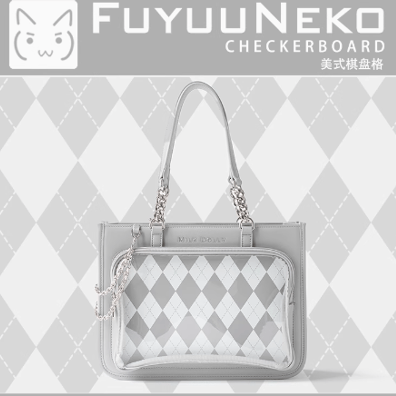 アーガイル柄痛バッグ 在庫品」FuyuuNeko アーガイル痛バッグ 発送予定：7日内 | Nekotani