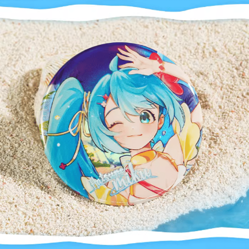 初音ミク「夏梦未来シリーズ」踏海 缶バッジ | Nekotani 初音ミク「夏梦未来シリーズ」踏海 缶バッジ | Nekotani
