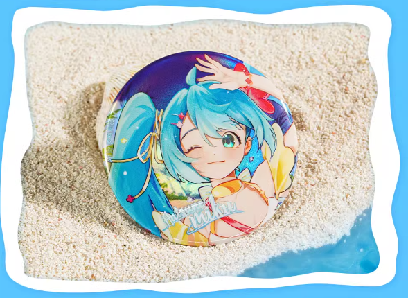初音ミク「夏梦未来シリーズ」踏海 缶バッジ | Nekotani