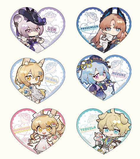 アークナイツ 「茶会之約」シリーズ Q版缶バッジ 発送予定：60  