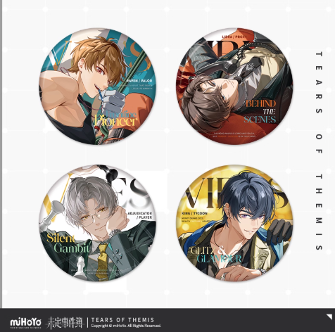 未定事件簿「VIBES」缶バッジ | Nekotani