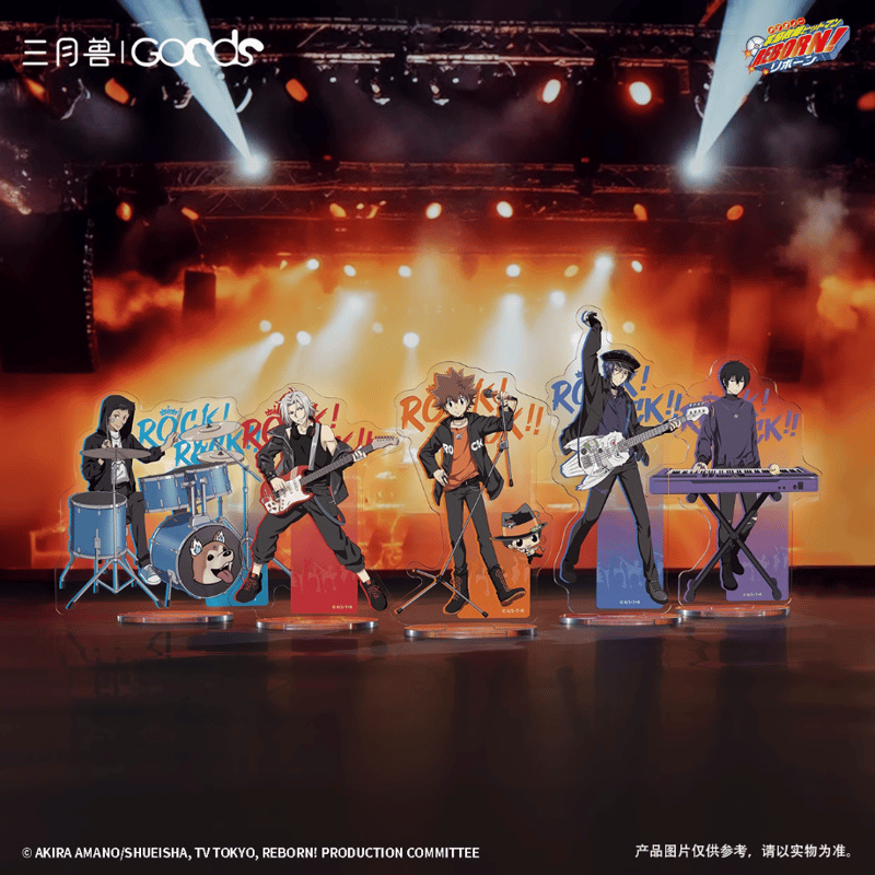 家庭教師ヒットマンREBORN!「ROCK!ROCK!シリーズ」アクリルスタンド