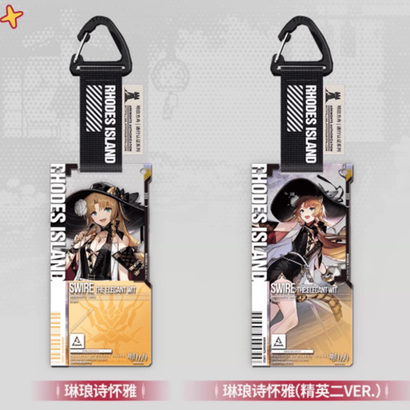 アークナイツ リン 通行認証 アクリルストラップ　音律聯覚2023　リン アークナイツ「兔兔探索季」 通行認証29.0 アクリルストラップ