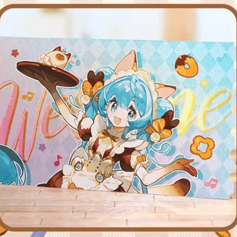FUN4YEAH】初音ミク「貓貓咖啡廳」ホログラムチケット | Nekotani