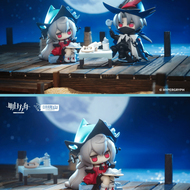 アークナイツ「ChatChat」Q版フィギュア 濁心スカジ＆ウルピアヌス