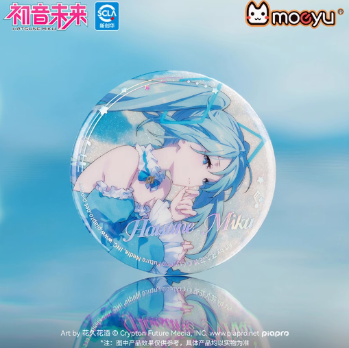 初音ミク 缶バッジ 中国 moeyu 酣然梦景シリーズ original