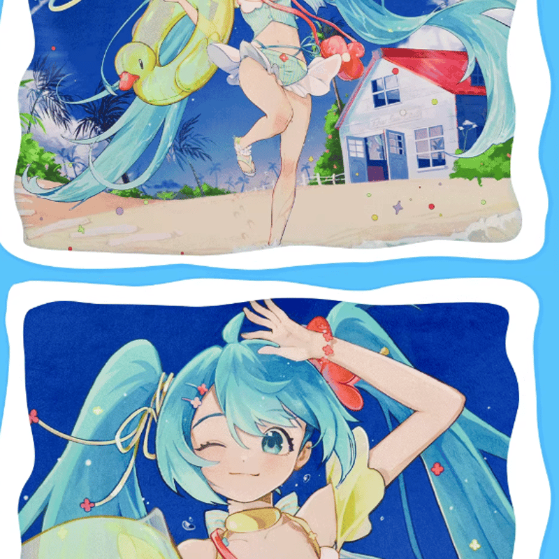 初音ミク「夏梦未来シリーズ」毛布 | Nekotani