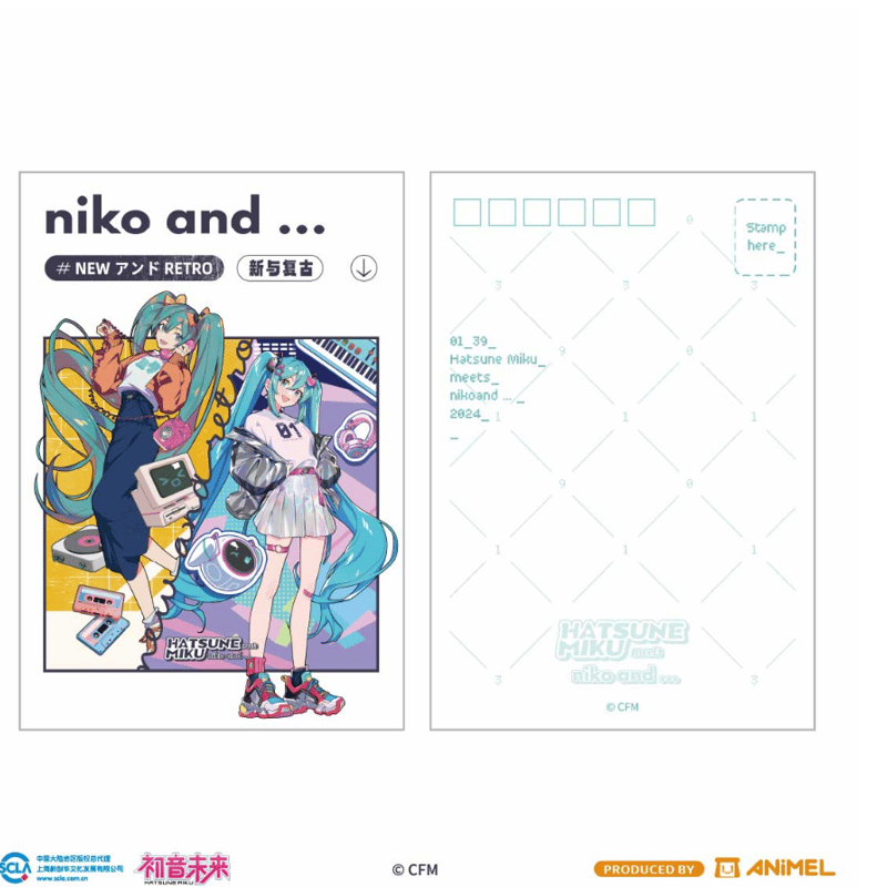 初音ミク　ポストカード オバケン× Sister's ∞ mercY 初音ミク ポストカード - メルカリ