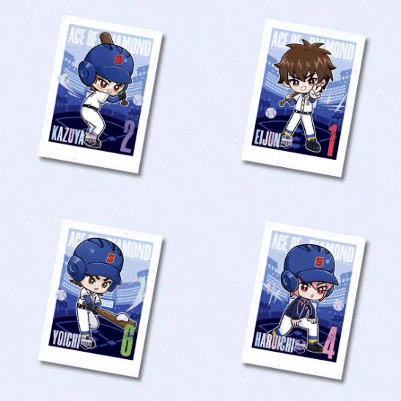ダイヤのA actⅡ「STAND BY」チェキ風カード 全種セット（全12種入り
