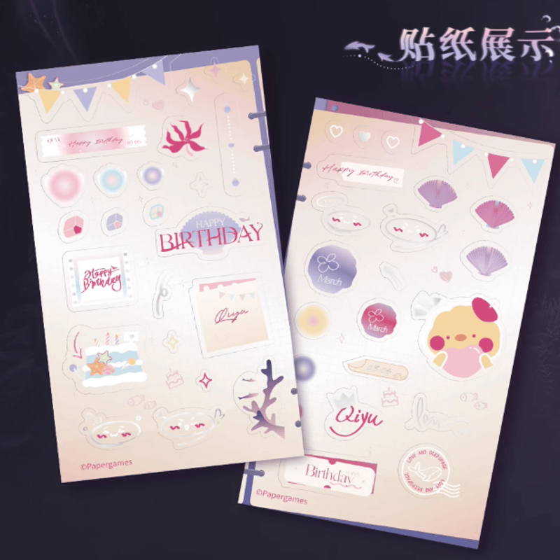 在庫品】恋と深空「ホムラ2025バースデー」カード＆ステッカーセット