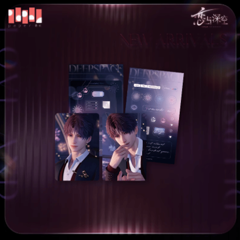 在庫品】恋と深空「心語輕訴シリーズ」カード＆ステッカーセット