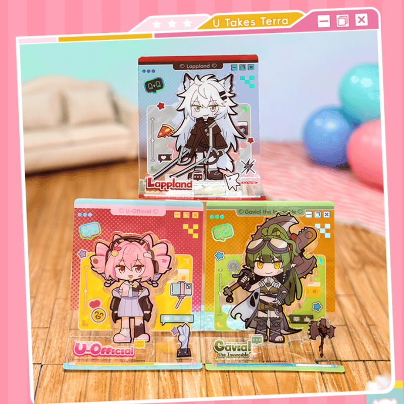 GOODSFUN】アークナイツ：テラライブ 立体カード＆クリアカードセット