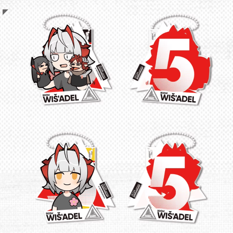 アークナイツ「五周年」都是W アクリルキーホルダー | Nekotani アークナイツ「五周年」都是W アクリルキーホルダー | Nekotani