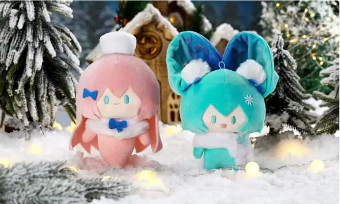 在庫品」初音ミク 夢的星雪夜シリーズ ぬいぐるみ 発送予定：7