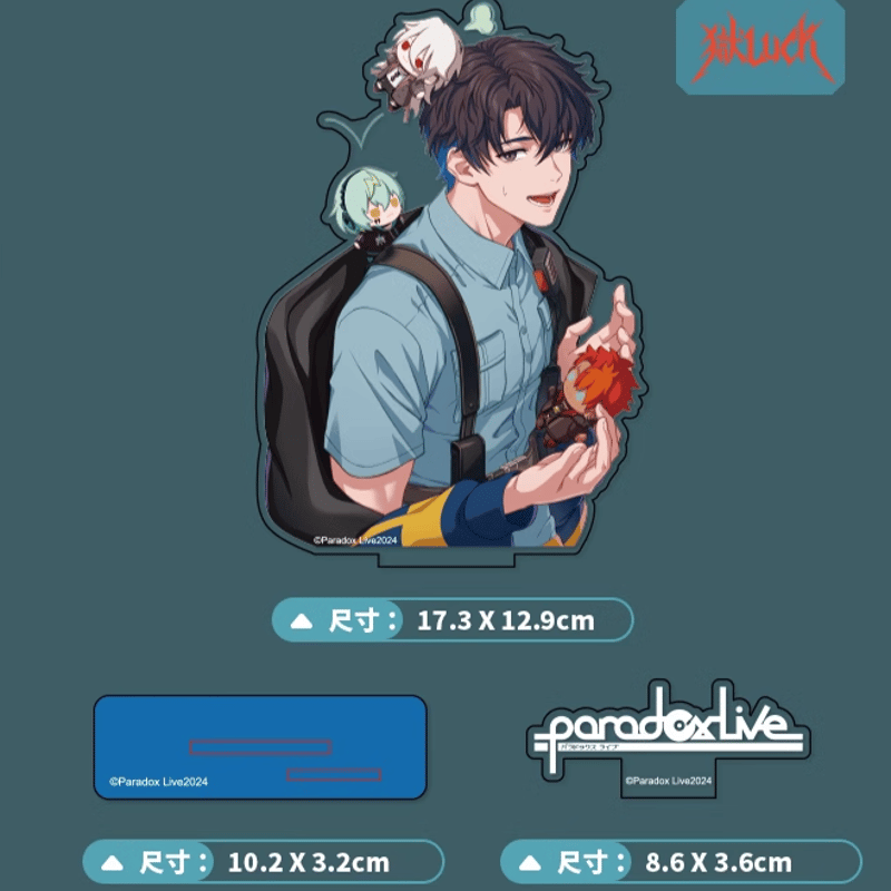 らき☆すた　アクスタ、時計、ぬいぐるみ a01.jpg