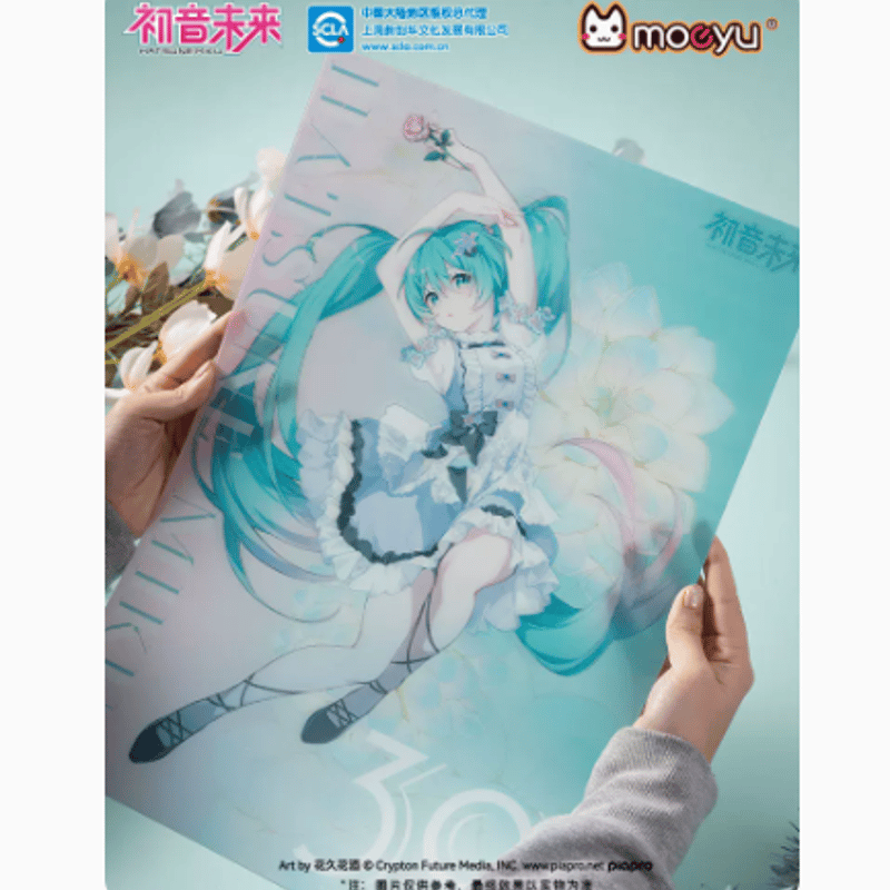 初音ミク　ポスター グッズ]初音ミク SNOW MIKU 2025 クリアビジュアルポスター(全12