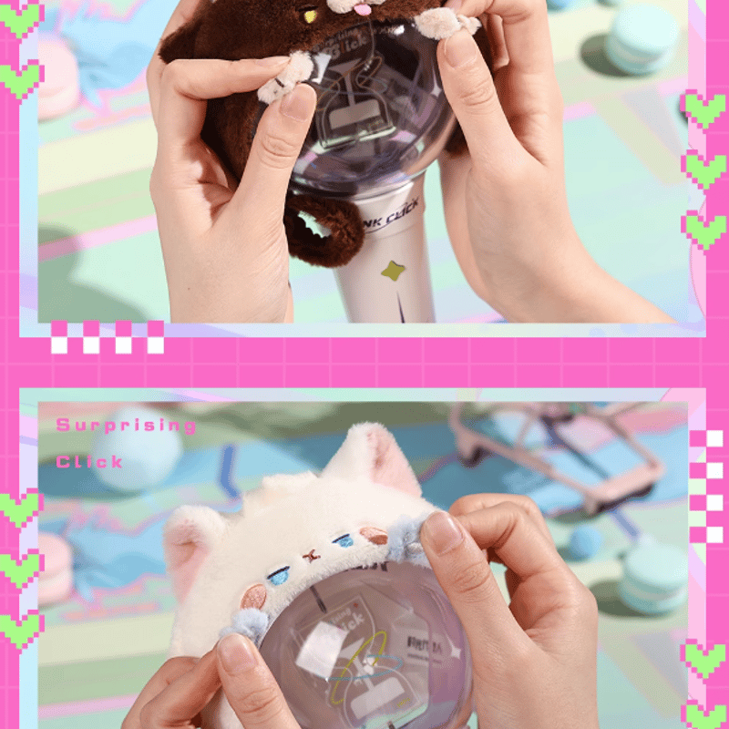 時光代理人「SurprisingClickシリーズ」ペンライト＆ぬいぐるみ 飾り