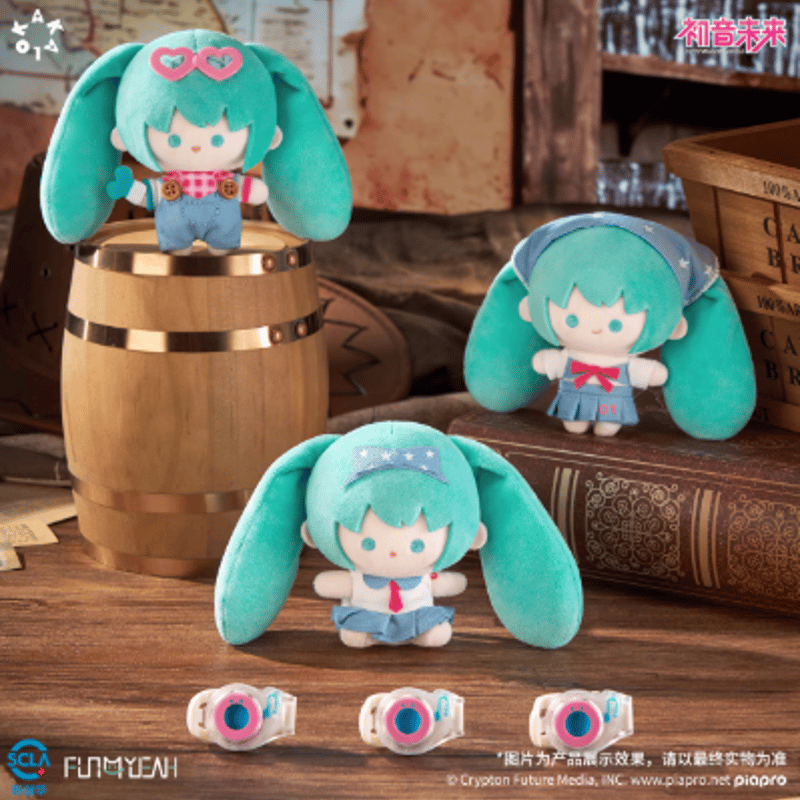 FUN4YEAH】初音ミク「牛仔部落シリーズ」ぬいぐるみ ランダム/ボックス