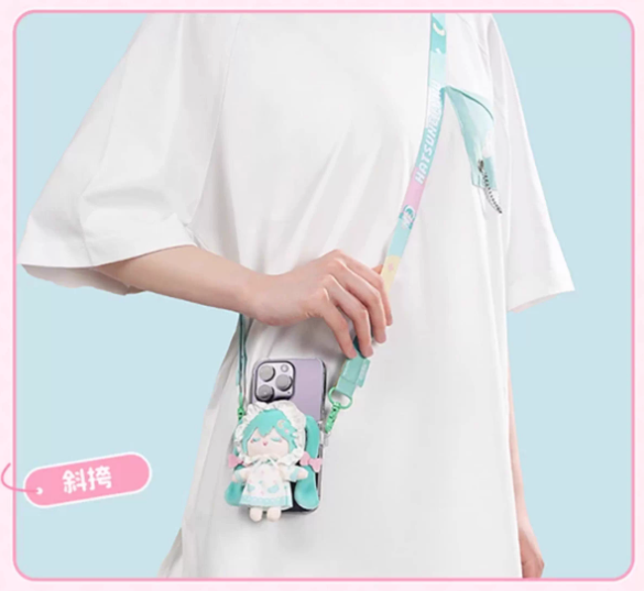 FUN4YEAH】初音ミク「甜夢シリーズ」ぬいぐるみスマホショルダー