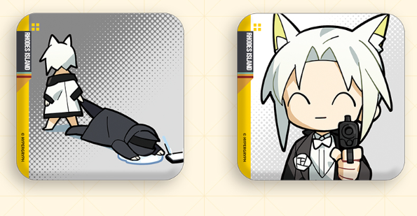 四周年」アークナイツ ケルシー 缶バッジ 発送予定：200日内 | Nekotani