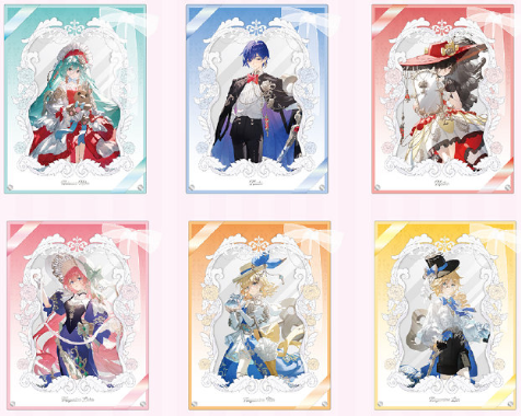 初音ミク×IPSTAR「人偶瑰夢」楕円缶バッジ ランダム/ボックス | Nekotani