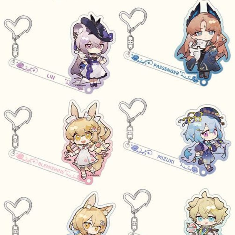 アークナイツ 「茶会之約」シリーズ アクリルキーホルダー 発送予定