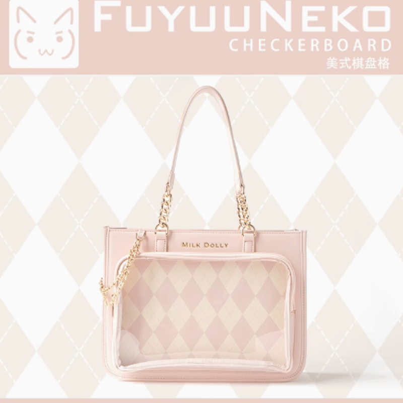 在庫品」FuyuuNeko アーガイル痛バッグ 発送予定：7日内 | Nekotani