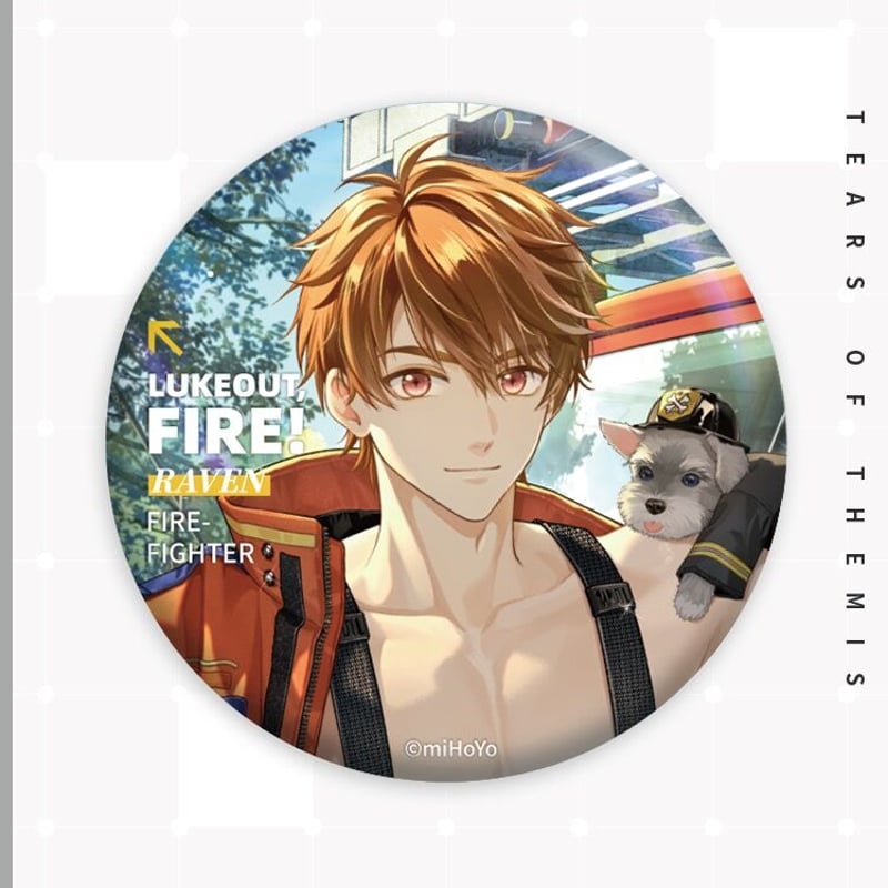 未定事件簿 逆火逐夏シリーズ 水無瀬夏彦 缶バッジ 発送予定：250日内  