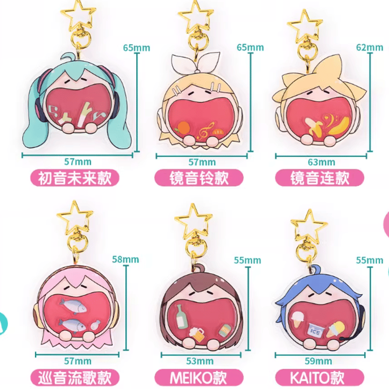 初音ミク DIVA アクリルチャーム vol.4 6個セット 初音ミク DIVA アクリルチャーム vol.4 6個セット 初音ミク -Project