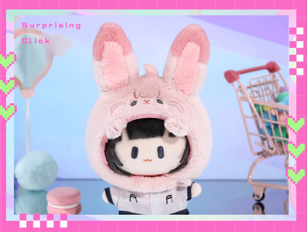 時光代理人「SurprisingClickシリーズ」ペンライト＆ぬいぐるみ 飾り