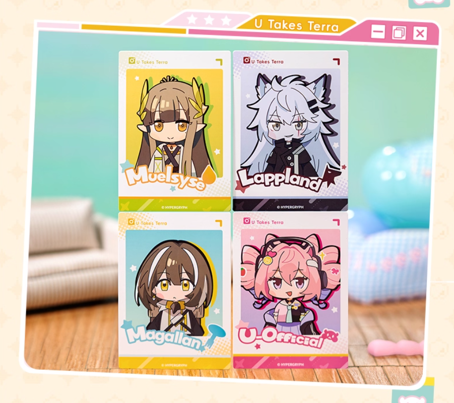 GOODSFUN】アークナイツ：テラライブ チェキ風カードセット（8枚入り