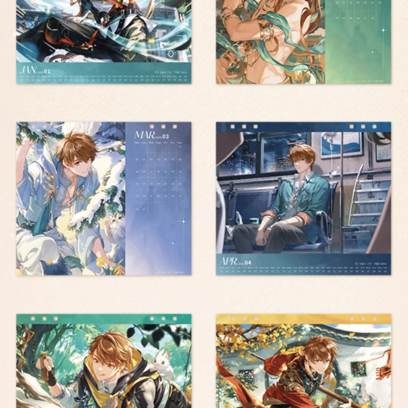 未定事件簿 2026年カレンダー | Nekotani