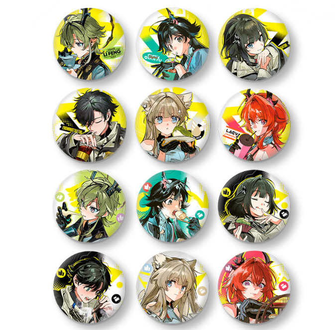 アークナイツ：エンドフィールド×PrismLand 缶バッジ | Nekotani