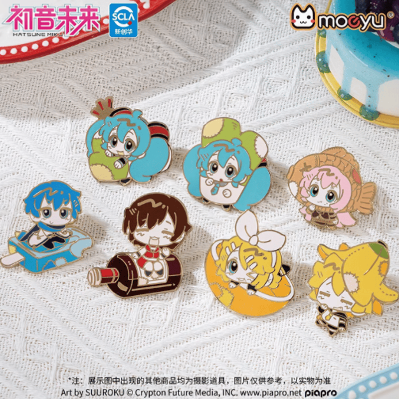 初音ミク　ピンバッジ 初音ミク × moeyu「AMUシリーズ」ピンバッジ ランダム1点 | Nekotani