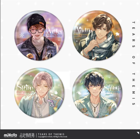 未定事件簿「愿予四季」缶バッジ | Nekotani