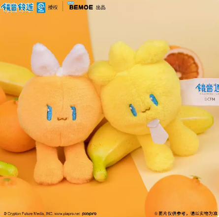 鏡音レン　鏡音リン　ぬいぐるみ　マスコット 在庫品】鏡音リン&鏡音レン 可愛體シリーズ ぬいぐるみキーホルダー