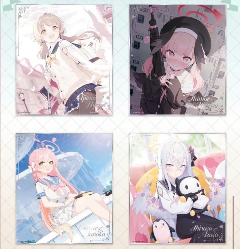 ブルーアーカイブ アロナ 色紙 ブルアカ アロナ 手描きイラスト色紙 - りゅーしょっぷ - BOOTH