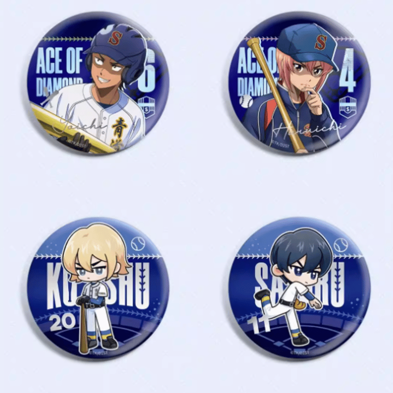 ダイヤのA actⅡ「STAND BY」缶バッジ 全種セット（全12種入り