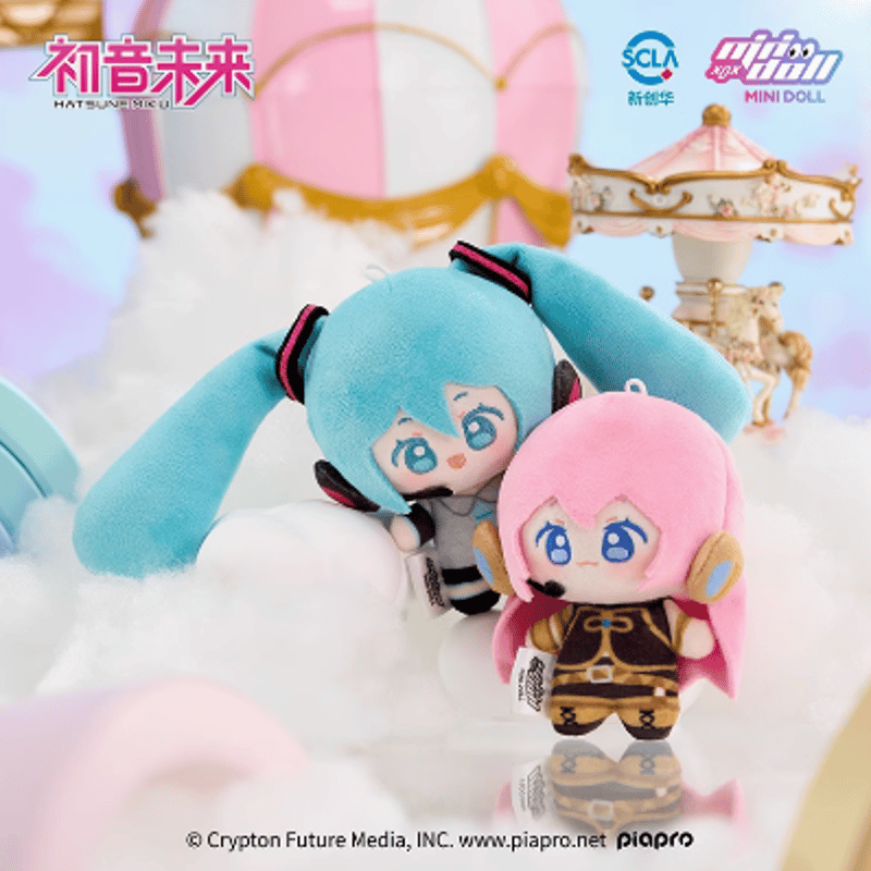 初音ミク × MINIDOLL「WOW娃偶樂園」豆丁ぬいぐるみチャーム | Nekotani