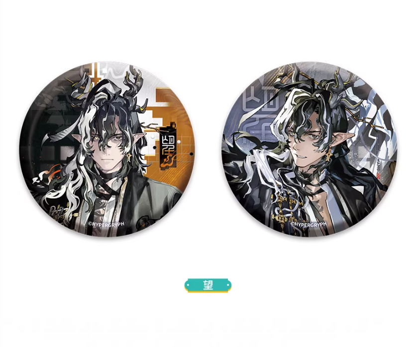 アークナイツ「兔兔赴春行」缶バッジセット ウァン/赤刃明霄チェン