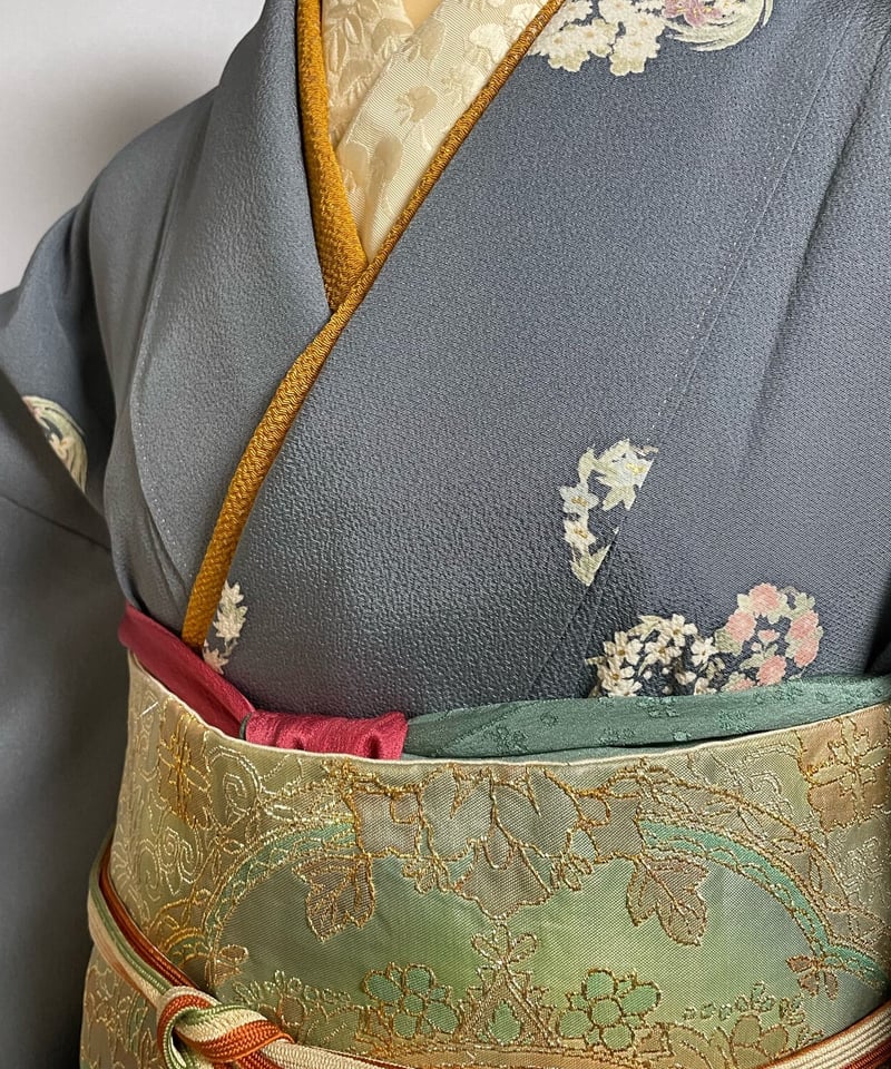 入学式にも 付け下げ風小紋 花輪文様 着物一式レンタル | 着物レンタル磯村
