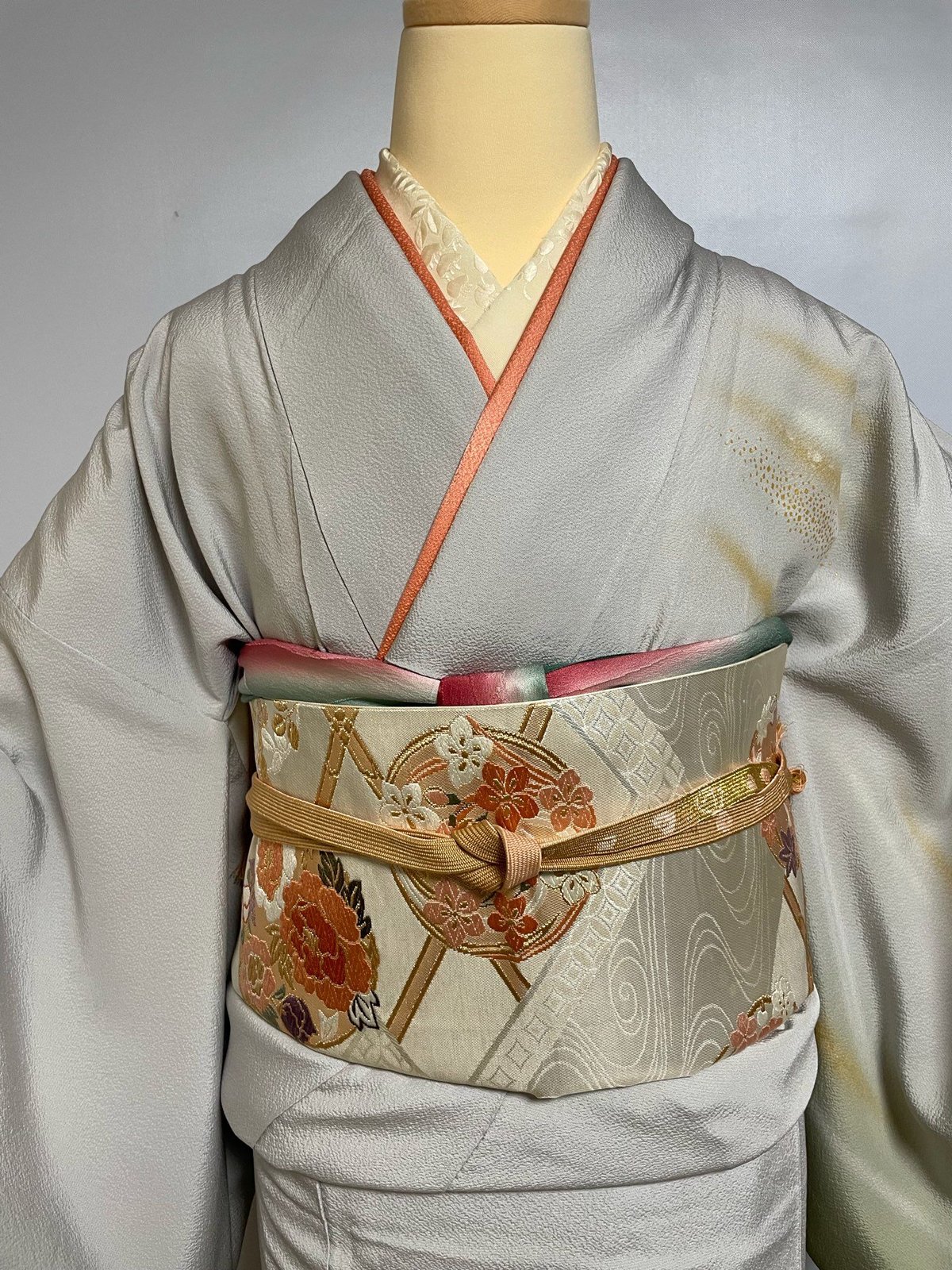 入学式 お宮参り つけ下げ 正絹着物 一式レンタル ぼかしに金彩 | 着物